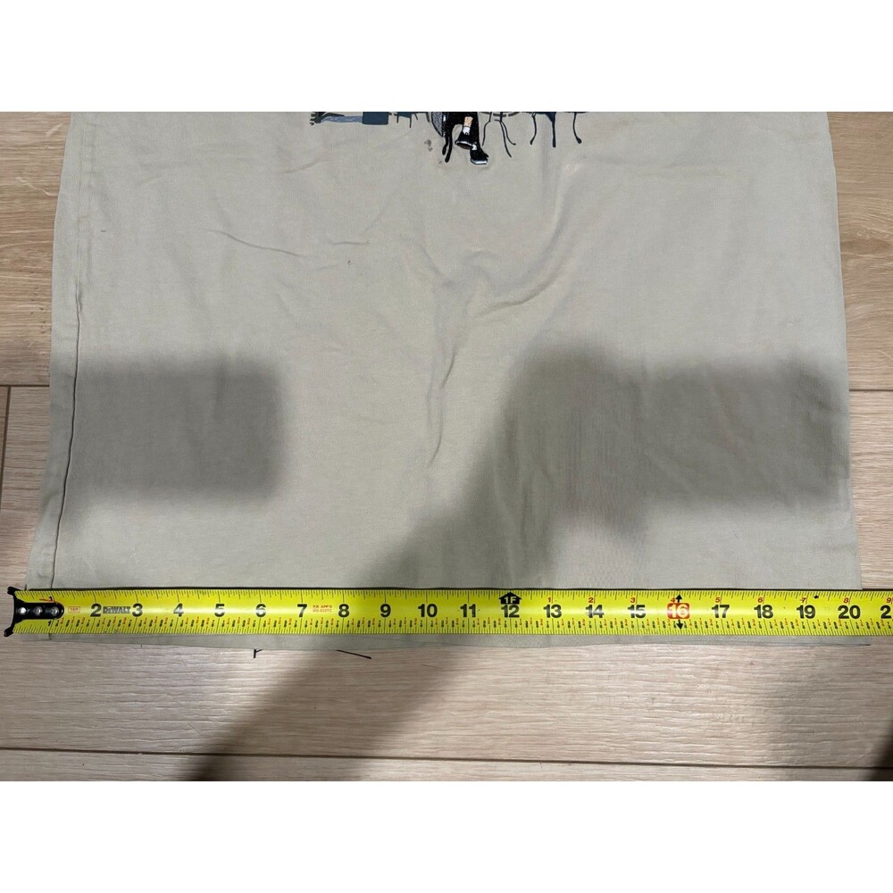 D&F Ricky Singh Lumière Latte Paris Cafe Graphic T-Shirt S Relaxed Fit Cotton - Picture 3 of 11